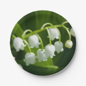 Lily der Blume Pappteller (Vorderseite)