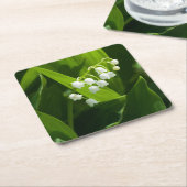 Lily der Blume Rechteckiger Pappuntersetzer (angewinkelt)