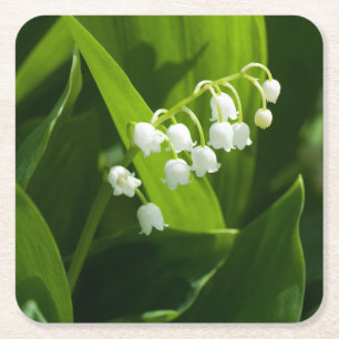 Lily der Blume Rechteckiger Pappuntersetzer