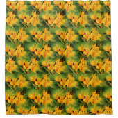 Lily der Inkas / Gelbe Alstroemeria Duschvorhang (Vorderseite)