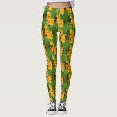 Lily der Inkas / Gelbe Alstroemeria Leggings (Vorderseite)