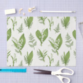 Lily der Valley Blume und Blätter Botanische Seidenpapier (Handwerk)