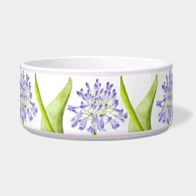 Lily des Nils auf einer Salatschale Napf (Vorderseite)