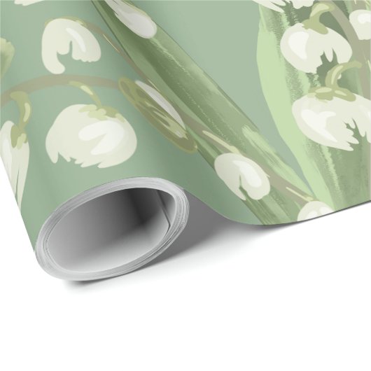 Lily des Tales Floral Geschenkpapier (Rolleneckpunkt)