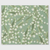 Lily des Tales Floral Geschenkpapier (Flach)