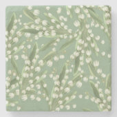 Lily des Tales Floral Steinuntersetzer (Vorderseite)