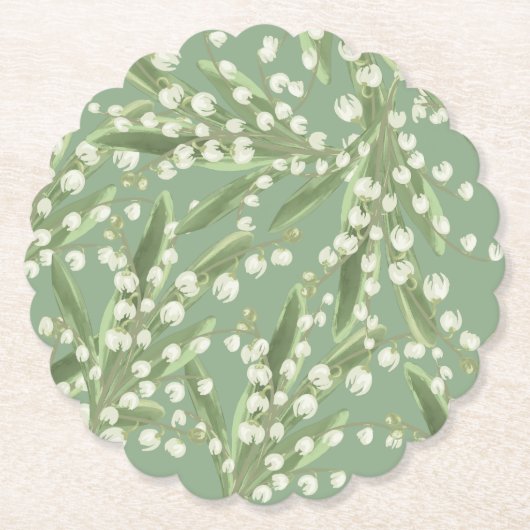 Lily des Tales Floral Untersetzer (Vorderseite)