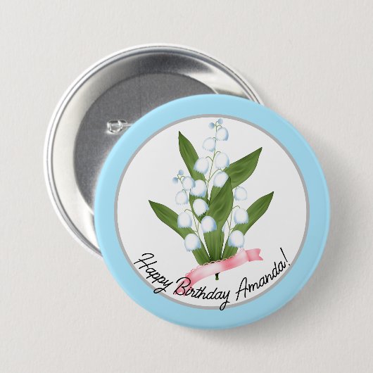 Lily des Tales, Retro Button (Vorne & Hinten)