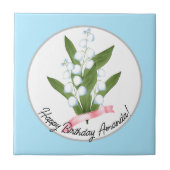 Lily des Tales, Retro Fliese (Vorderseite)