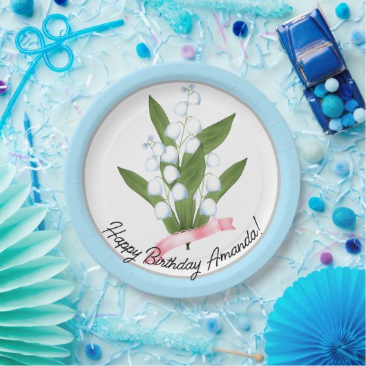 Lily des Tales, Retro Pappteller (Party)