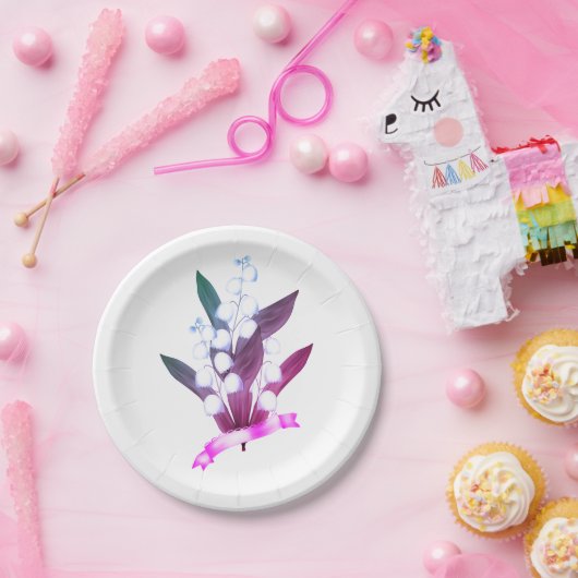 Lily des Tales, Retro Pappteller (Party)