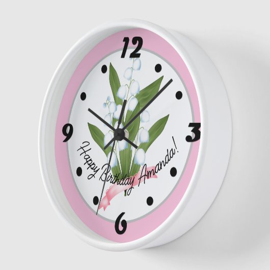 Lily des Tales, Retro Uhr (Winkel)