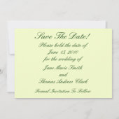 Lily des Tales Save the Date (Rückseite)