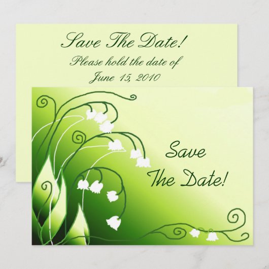 Lily des Tales Save the Date (Vorne/Hinten)