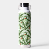 Lily des Tals und ladybugs Symmetrie in grün, Trinkflasche (Vorne)