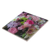 Lily Dianthus Rose Daisy Blume Mix Tile Fliese (Seite)