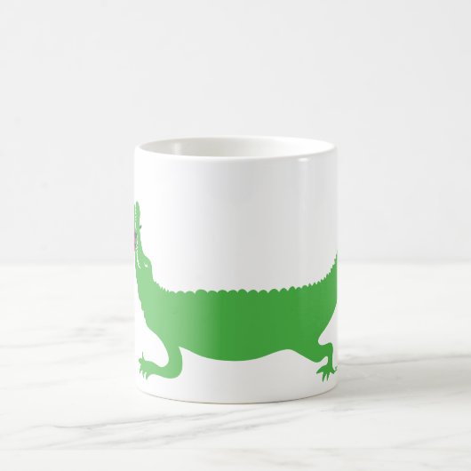 Lily - ein ernstlich skurriler Alligator Kaffeetasse (Mittel)