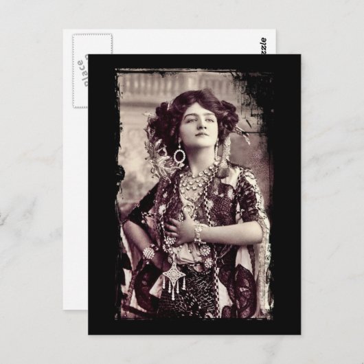 Lily Elsie als das Merry Widow Postkarte (Vorne/Hinten)