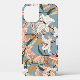 Lily Floral Blue Vintag Print Case-Mate iPhone Hülle