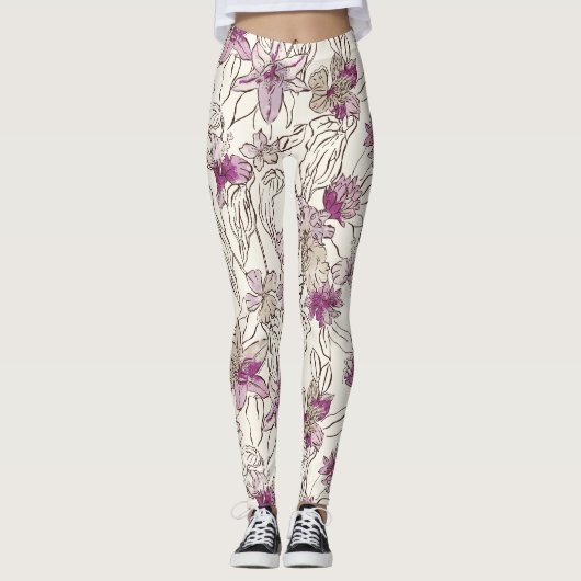Lily Floral Legging Leggings (Vorderseite)