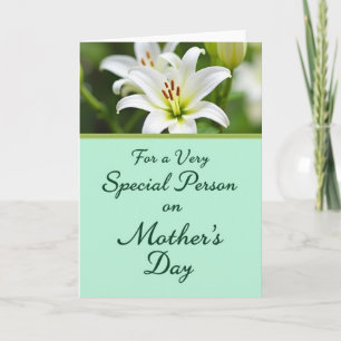 Lily Floral Muttertagskarte Karte