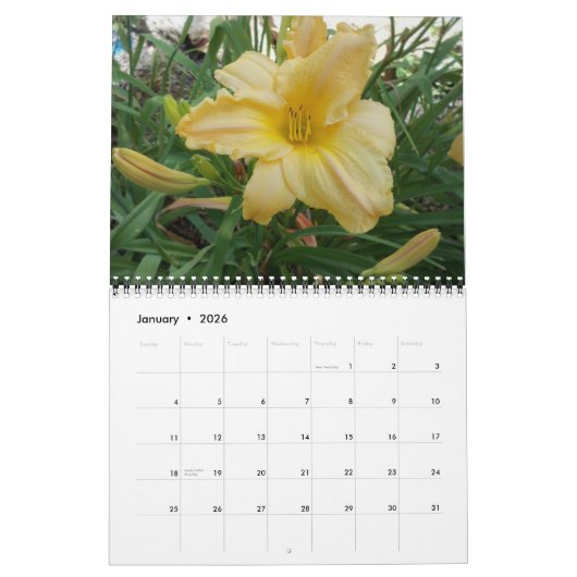 Lily Flower Fotografy Kalender (Jan 2026)