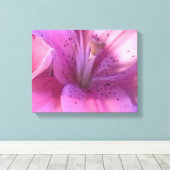 Lily Foto Canvas Print Leinwanddruck (Insitu (Holzboden))