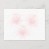 Lily Garden Geburtstagsparty Einladung (Rückseite)