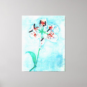 Lily, Gemälde von Piet Mondrian Leinwanddruck