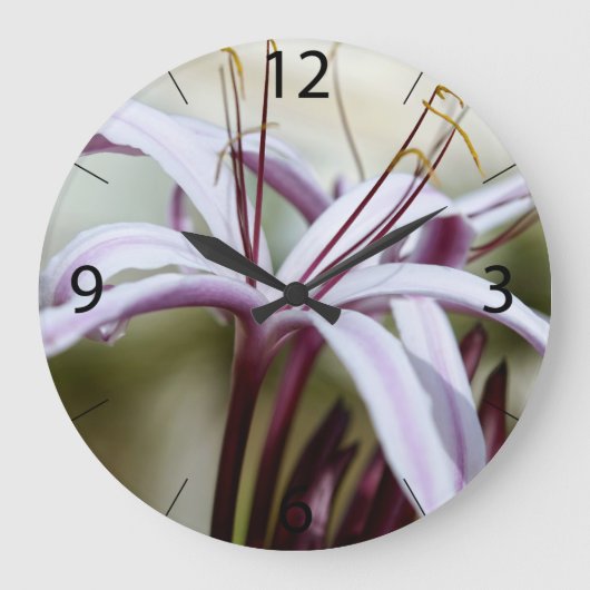 Lily Große Wanduhr (Vorderseite)