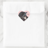 Lily Heart Sticker (Tasche)