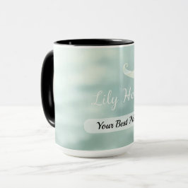 Lily Hope Curve Mug Custom Tasse