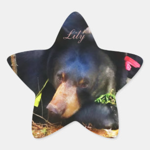 Lily ist ein Star! Stern-Aufkleber