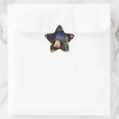 Lily ist ein Star! Stern-Aufkleber (Tasche)