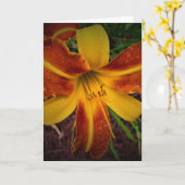 Lily, Karte (Gelbe Blume)