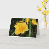 Lily, Karte (Gelbe Blume)