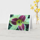 Lily, Karte (Gelbe Blume)