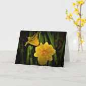 Lily, Karte (Gelbe Blume)