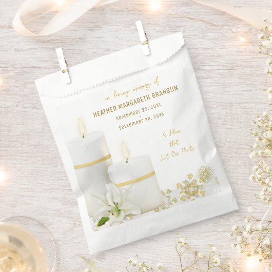 Lily-Kerzen-Geschenktüten Geschenktütchen (Ausgeschnitten)