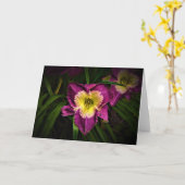 Lily & Ladybug, Karte (Gelbe Blume)
