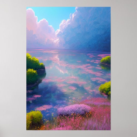 Lily Lake, Haven of Pink Beauty Poster (Vorne)