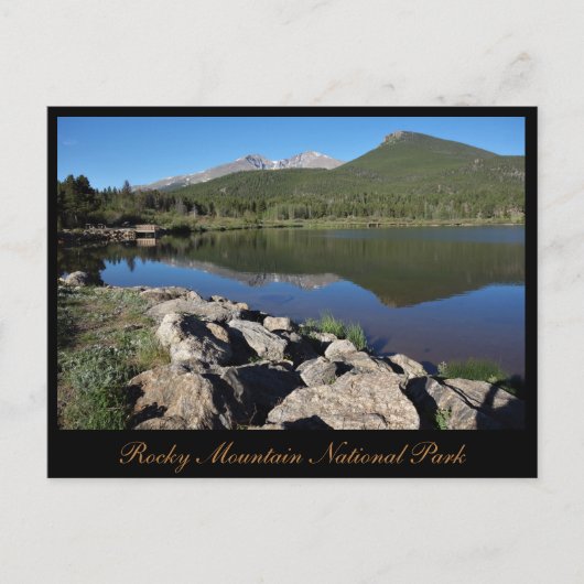 Lily Lake Rocky Mountain Nationalpark Postkarte (Vorderseite)