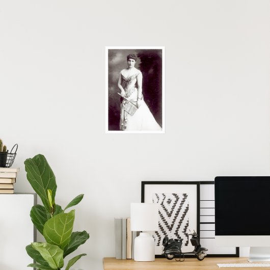 Lily Langtry (1853-1929) darstellend am Haymark Poster (Heimbüro)