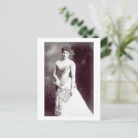 Lily Langtry (1853-1929) darstellend am Haymark Postkarte (Stehend Vorderseite)