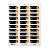 Lily Liebe: Orange Lily on Black (Vorne)