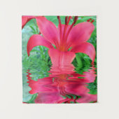 Lily Liebe Wandteppich (Vorderseite)