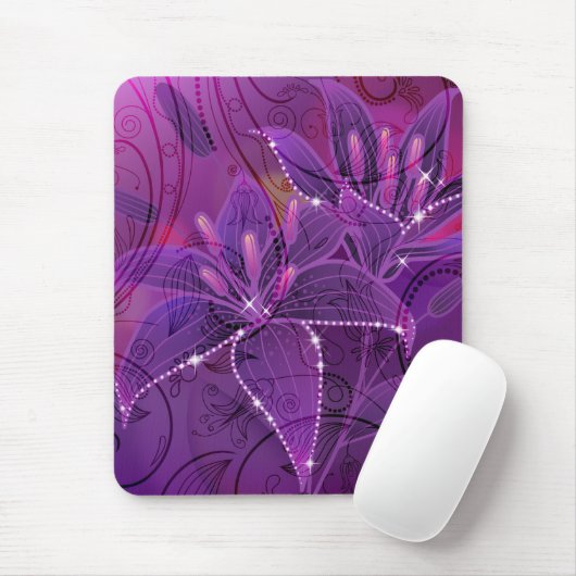 Lily Lila Dreams Mousepad (Mit Mouse)