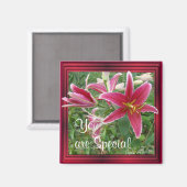 Lily Magnet-anpassen Magnet (Vorderseite/Rückseite)