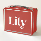 Lily Metall Brotdose (Rückseite)