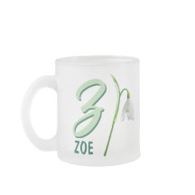 Lily Monogram Coffee Tasse, individuelle Namensges